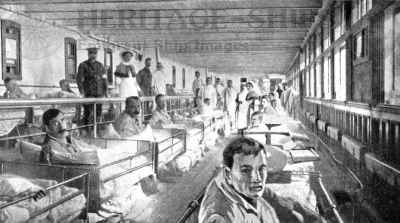 Aquitania promenade deck WW1