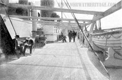 Bergensfjord - Promenade deck
