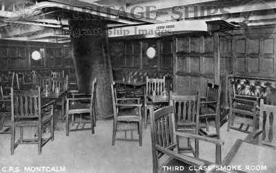 Montcalm (2) - 3rd class smoke room