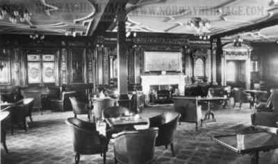 S/S Olympic – 1st class smoking saloon