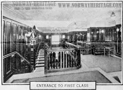 The entrance to the 1st class