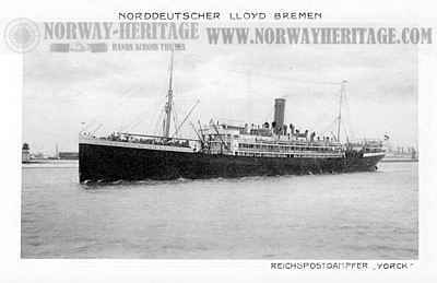 Yorck – Norddeutscher Lloyd, Bremen, Germany