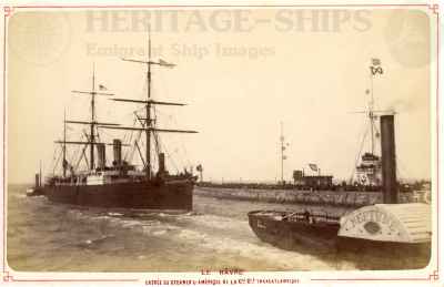 Amerique - entering Le Havre