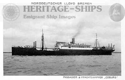 Norddeutscher Lloyd steamship Coburg (1)