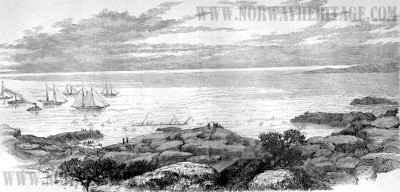 S/S Atlantic disaster – Nova Scotia - wreck of the Atlantic, general view, from the…