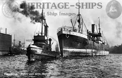 Hamburg America Line steamship Segovia