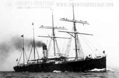Rhynland – Red Star Line steamship built 1879 at Barrow by Barrow…