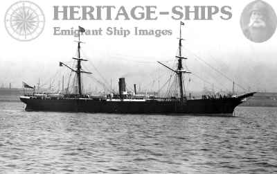 Samaria (1) – Cunard Line steamship built 1868 at Glasgow by J. & G.…