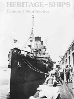 Norddeutscher Lloyd steamship Kronprinzessin Cecilie - as the Mount Vernon