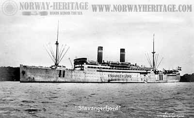 Picture of the S/S Stavangerfjord