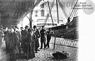 Vaderland (2) - steerage passengers, Antwerp
