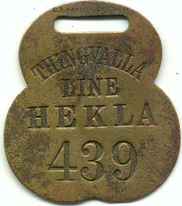 Luggage tag - S/S Hekla