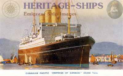 Empress of Canada (1) - cruising