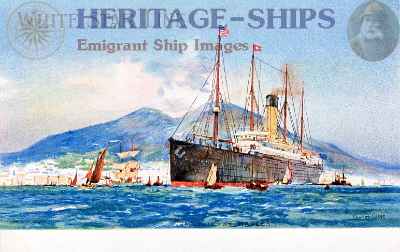 The S/S Columbus after she came under White Star and was renamed Republic