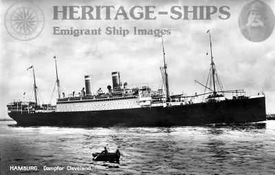 Cleveland, Hamburg America Line steamship