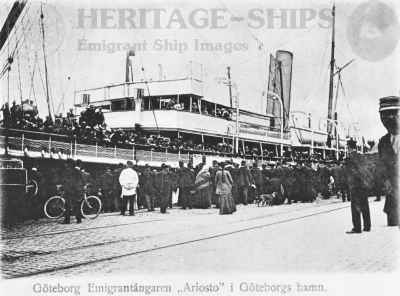 The S.S. Ariosto at Gothenburg