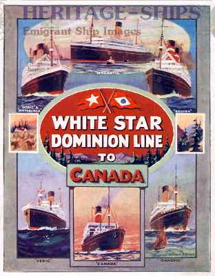 White Star - Dominion Line to Canada