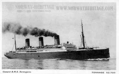 Berengaria – Cunard Line steamship built 1913 by AG Vulcan and launched…